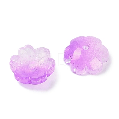 Transparent Spray Paint Glass Beads X1-GLAA-H035-04I-1