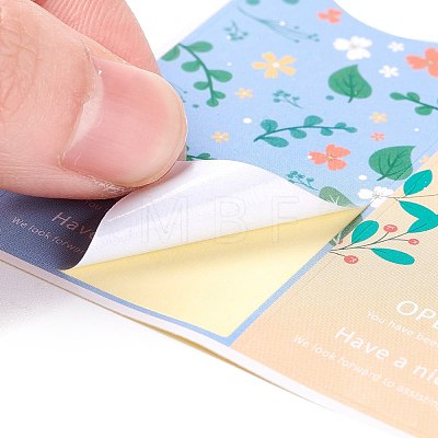 Self-Adhesive Paper Gift Tag Stickers DIY-P049-F03-1
