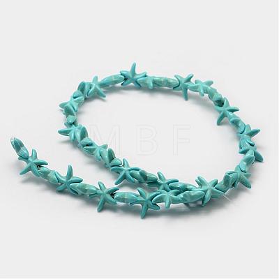 Synthetic Howlite Bead Strand G-P228-16-1