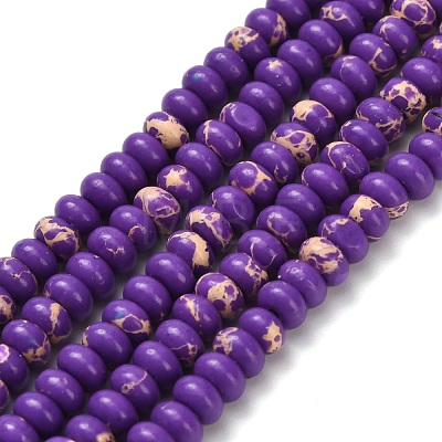 Synthetic Imperial Jasper Beads Strands G-Z110-B04-2x4mm-03-1