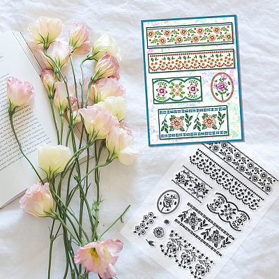 Custom PVC Plastic Clear Stamps DIY-WH0618-0063-1