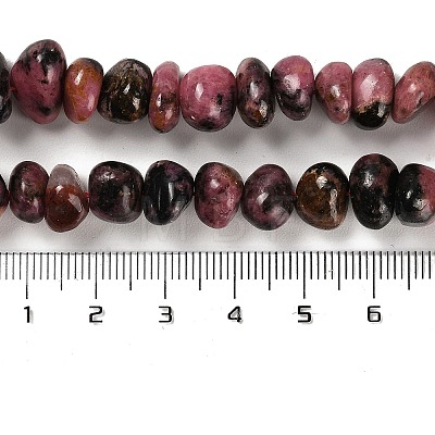 Natural Rhodonite Beads Strands G-G053-C07-01-1