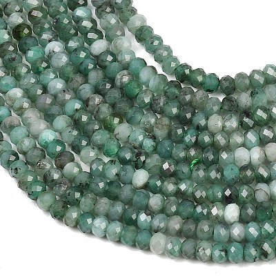 Natural Emerald Beads Strands G-B175-A19-2x3mm-1