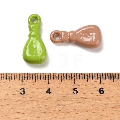 Baking Paint Opaque Acrylic Pendants OACR-H059-03-1