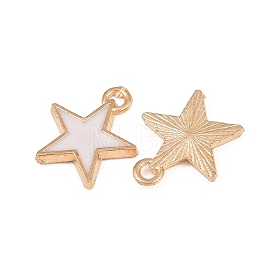 Alloy with Enamel Charms AL-CBA9C31-06G-D-1