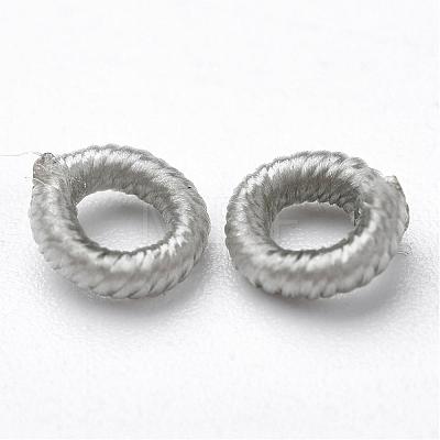Polyester Weave Beads WOVE-N003-07-1