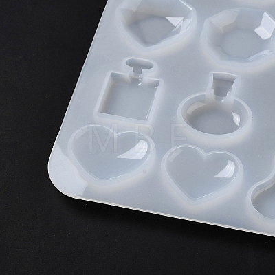 Perfume Bottle/Heart Cabochon DIY Silicone Molds X1-DIY-F139-02-1