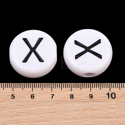 Opaque Acrylic European Beads AC-CBA3BDD-01X-1