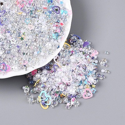 Plastic & Resin & Glass Shining Nail Art Glitter MRMJ-T080-13C-1