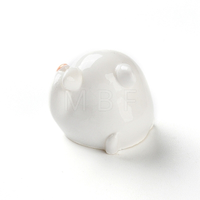 Resin Hamster Display Decoration AJEW-S037-06-03-1