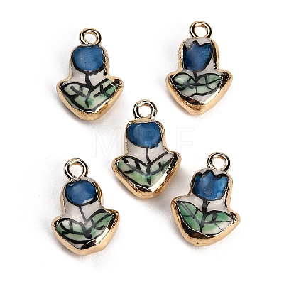 Handmade Porcelain with Brass Pendants PR-CBAB520-06A-1