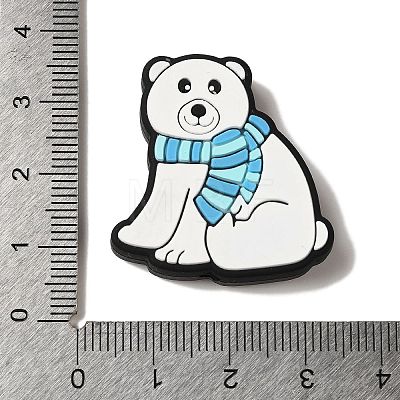 Winter Collection Denim Silicone Beads SIL-S006-08B-1