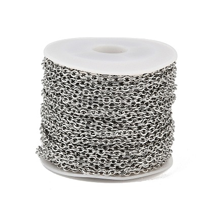Tarnish Resistant 304 Stainless Steel Cable Chains CHS-R008-10-1