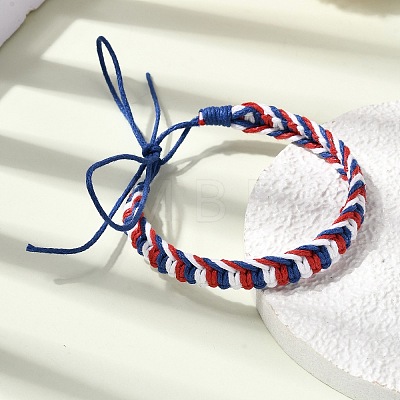 Adjustable Cotton Cord Braided Friendship Bracelets FB-CBA27E8-01C-1