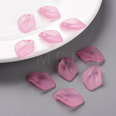 Transparent Frosted Acrylic Pendants MACR-S371-03A-704-1