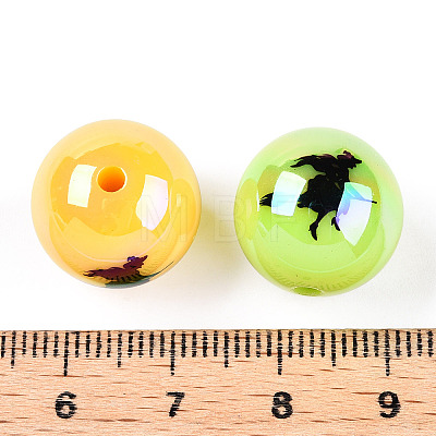 UV Plating Acrylic Beads PACR-N015-13B-06-1