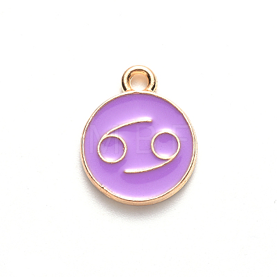 Alloy Enamel Pendants LS-ENAM-S124-01A-01D-1
