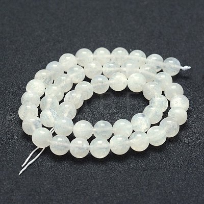 Natural Rainbow Moonstone Beads Strands G-P342-02A-8mm-AA-1