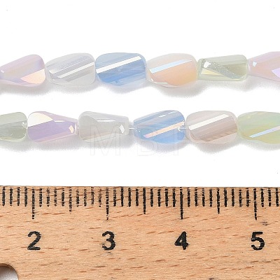 Electroplate Glass Beads Strands EGLA-P065-01A-01-1