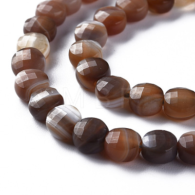 Natural Agate Beads Strands G-N326-98F-1