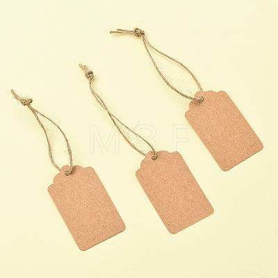Kraft Paper Gift Tags AJEW-FS0001-15-1