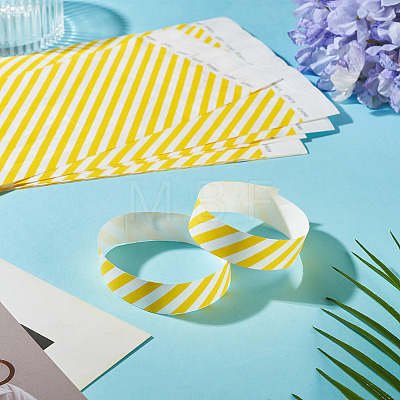 Paper Disposable Wristbands BJEW-TAC0075-002C-1