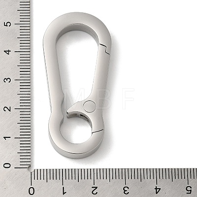 304 Stainless Steel Keychain Clasps STAS-G321-05P-1
