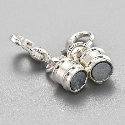 Brass Magnetic Clasps Converter KK-O134-04S-1
