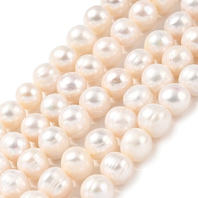 Natural Cultured Freshwater Pearl Beads Strands PEAR-I007-07U-04B-1