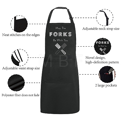 Polyester Apron AJEW-WH0221-011-1