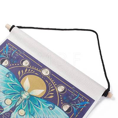 Bohemia Style Cloth Wall Hanging Tapestry HJEW-E003-01H-1