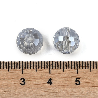 Transparent Electroplate Glass Beads EGLA-N002-31-G03-1