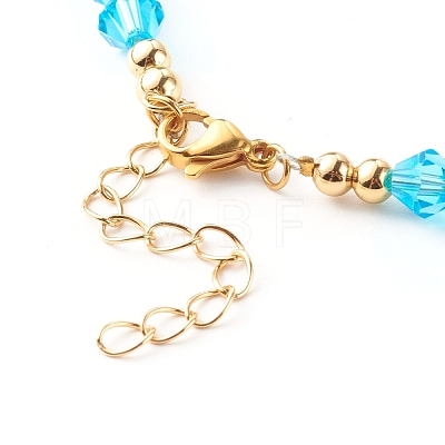 Beaded Necklaces NJEW-JN03537-01-1