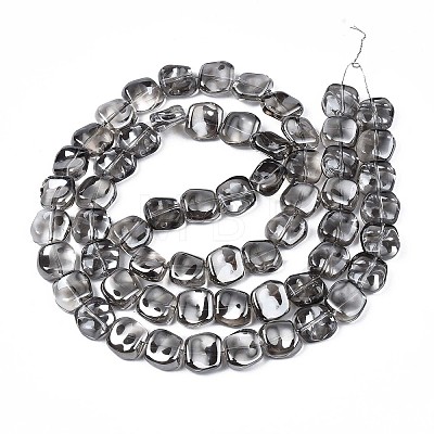 Electroplate Glass Beads Strand X-EGLA-S188-21-A01-1