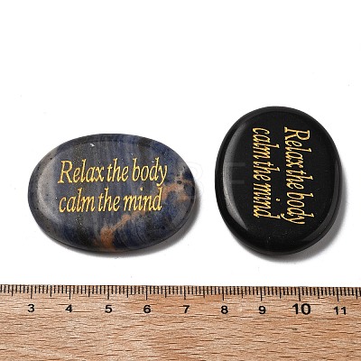 Natural Mixed Gemstone Cabochons G-U031-02C-1