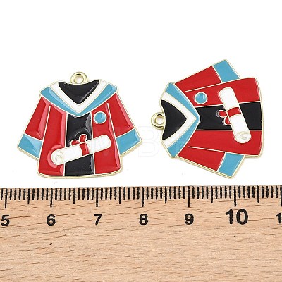 Alloy Enamel Pendants ENAM-L055-01C-01-1