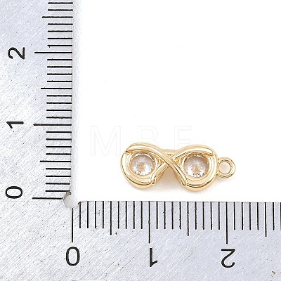 Brass Micro Pave Cubic Zirconia Pendants KK-A283-02B-G-1