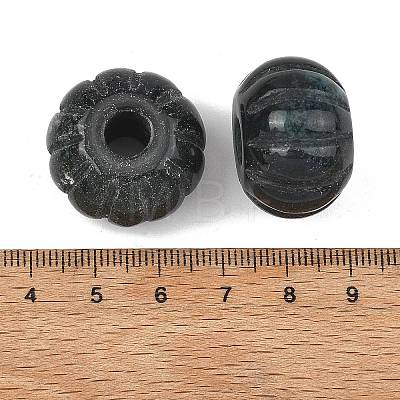 Natural Moss Agate Carved Beads GG-CBA02C4-07D-1