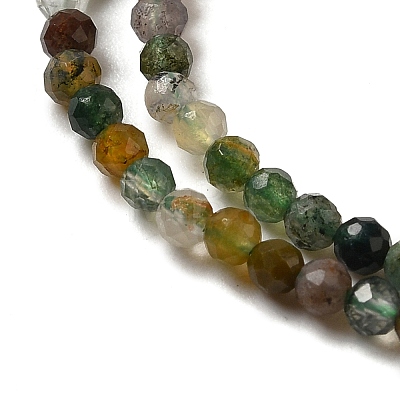 Natural Indian Agate Beads Strands G-J002-03K-1