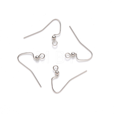 304 Stainless Steel Earring Hooks STAS-S111-010-1