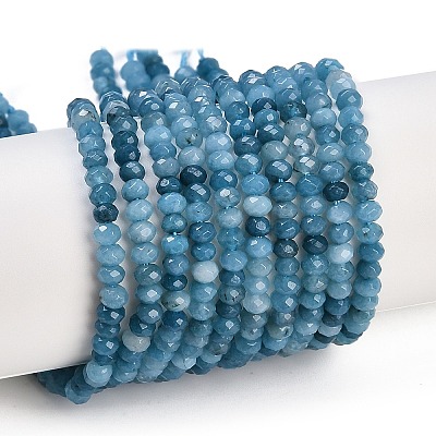 Natural White Jade Beads Strands X-G-Z069-01W-1