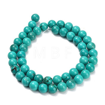 Natural Howlite Beads Strands G-Z149-A01-8mm-1