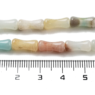 Natural Flower Amazonite Beads Strands G-Q178-A06-01-1