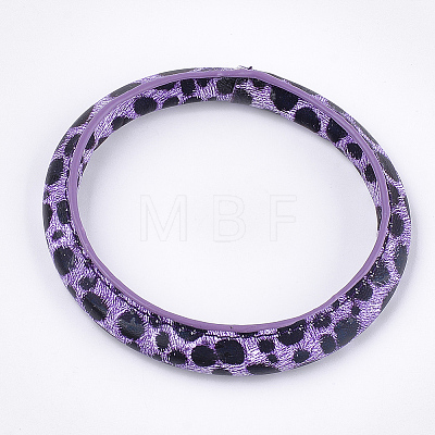 (Jewelry Parties Factory Sale)Silicone Bangles/Key Rings BJEW-T008-07B-1