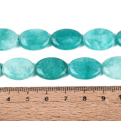 Dyed Natural White Jade Beads Strands G-N370-01A-05-1
