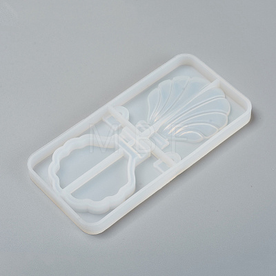 Foldable Makeup Mirror Silicone Resin Molds DIY-WH0170-49A-1