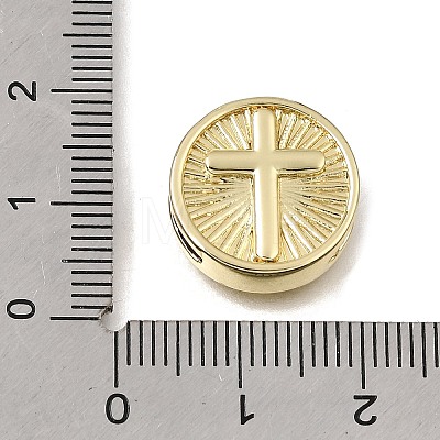 Brass Slide Charms KK-CBAEEA8-08B-G-1