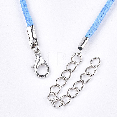 Waxed Cord Necklace Making X-NCOR-T001-29-1