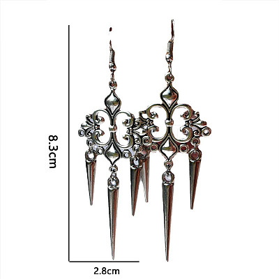 Punk Style Gothic Zinc Alloy Dangle Earrings FS-WGB2001-01-1