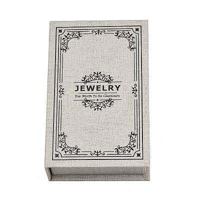 Floral Printed Paper Jewelry Display Magnetic Cases CON-K015-03B-03-1